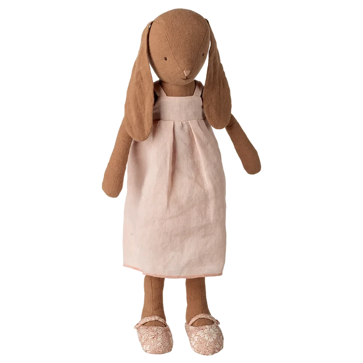 Maileg - Hase Bunny Größe 3 Schokoladenbraun Kleid und Schuhe