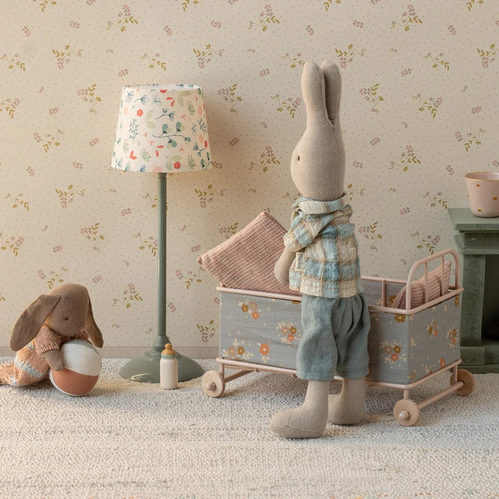 Maileg - Kinderbett, Mikro Miniatur - Powder