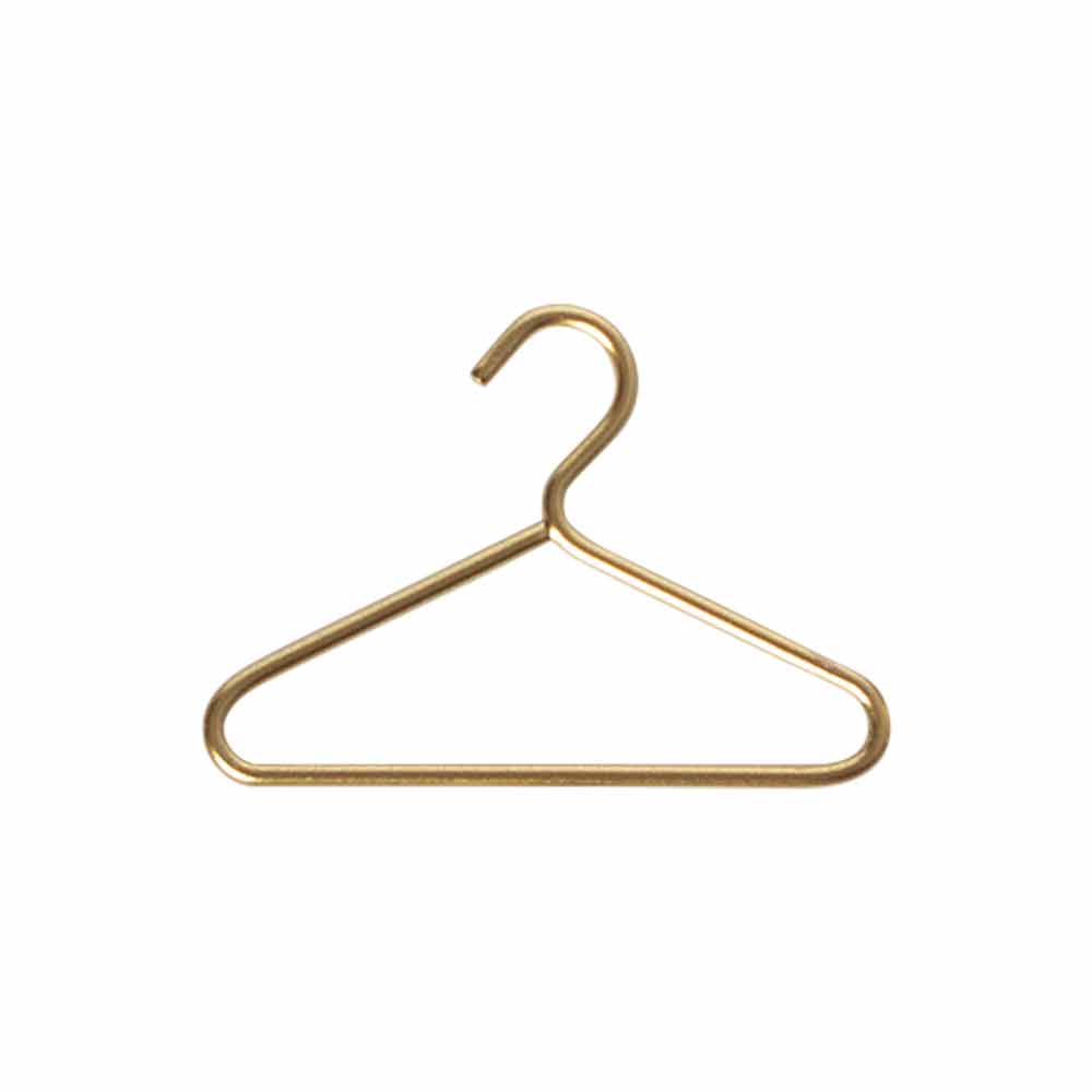 Maileg - Kleiderbügel für Mauskleidung 10er-Set gold