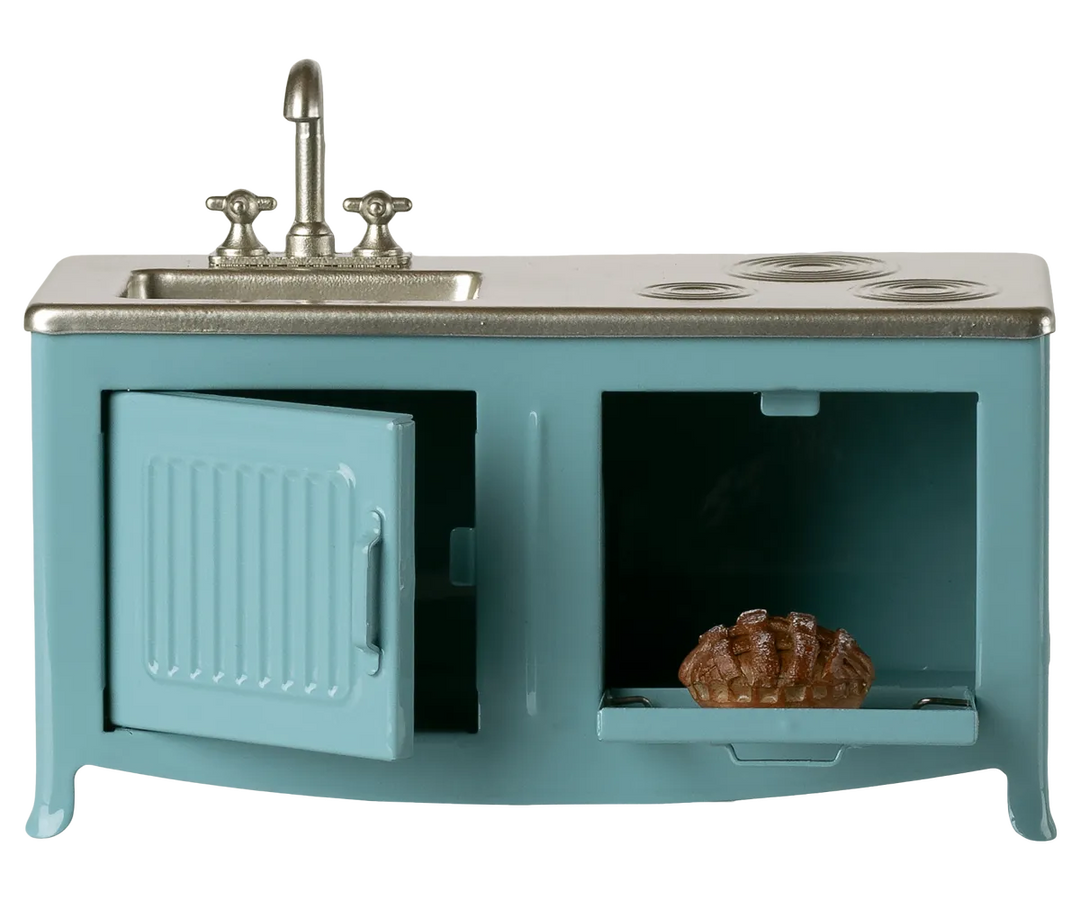 Maileg - Küche Maus Blau