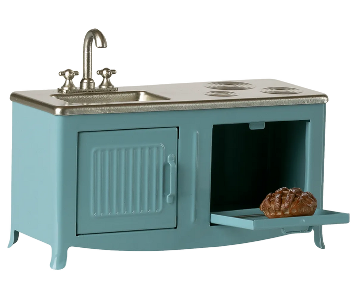 Maileg - Küche Maus Blau