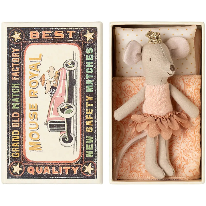 Maileg - Maus Little Sister Prinzessin in Matchbox