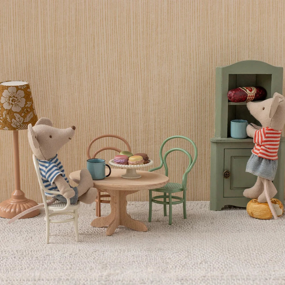 Maileg - Ovaler Esstisch, Maus Miniatur - Natur