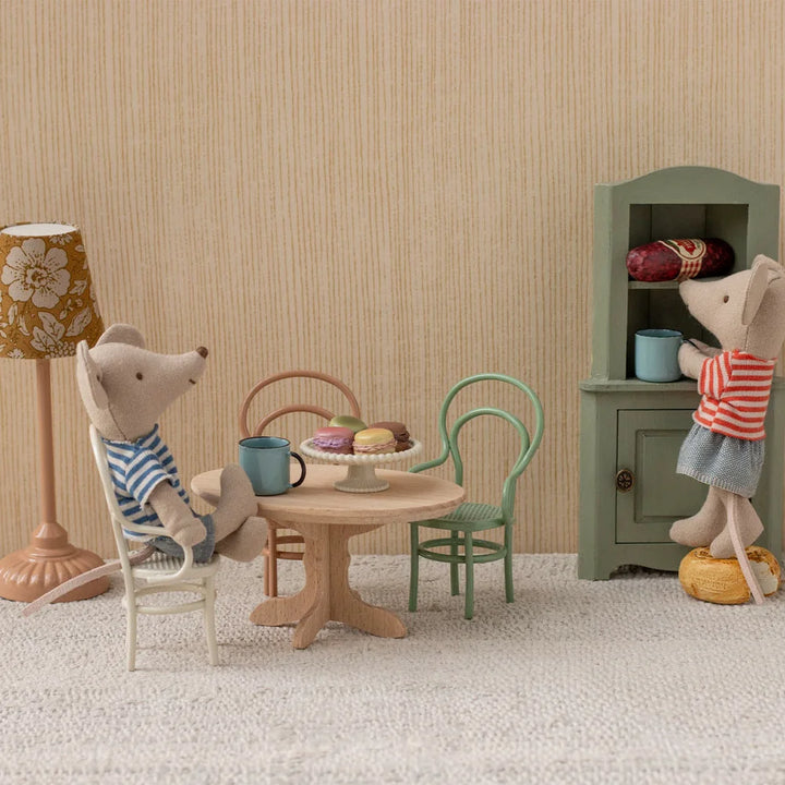 Maileg - Ovaler Esstisch, Maus Miniatur - Natur