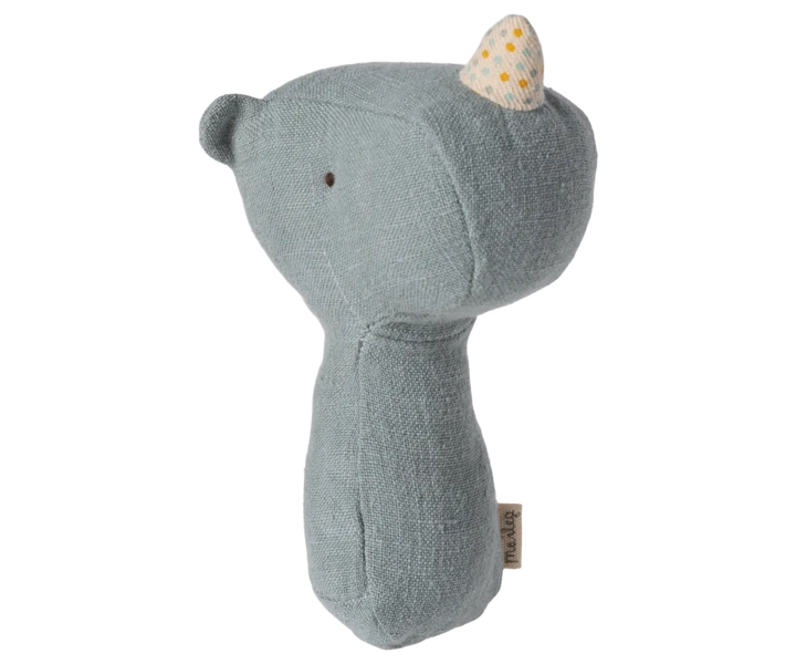Maileg - Lullaby Friends Nashorn-Rassel Dusty Blue