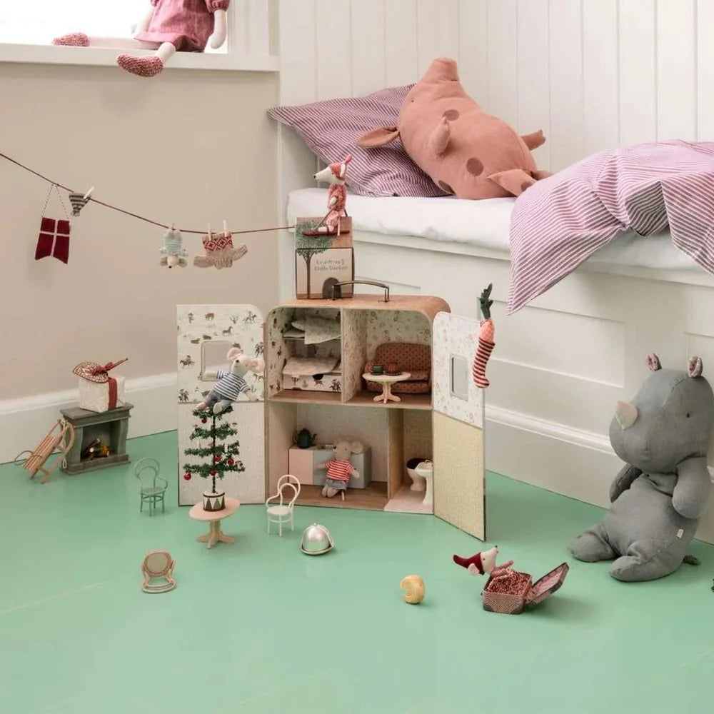 Maileg - SuitCasa Maus Koffer als Miniaturhaus für Little Sister und Little Brother