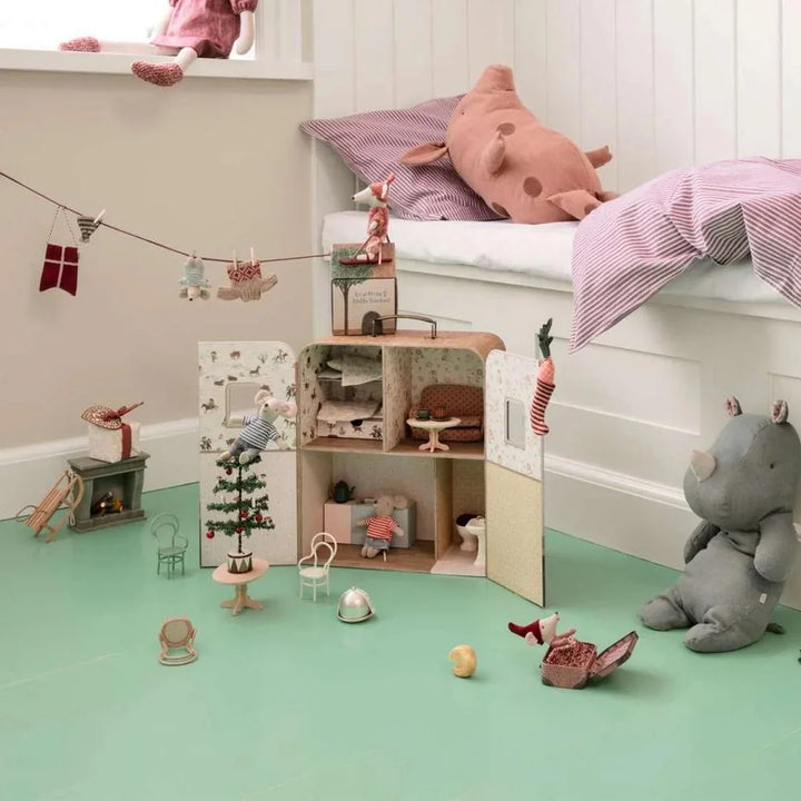 Maileg - SuitCasa Maus Koffer als Miniaturhaus für Little Sister und Little Brother