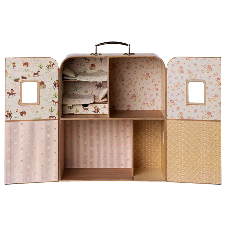 Maileg - SuitCasa Maus Koffer als Miniaturhaus für Little Sister und Little Brother