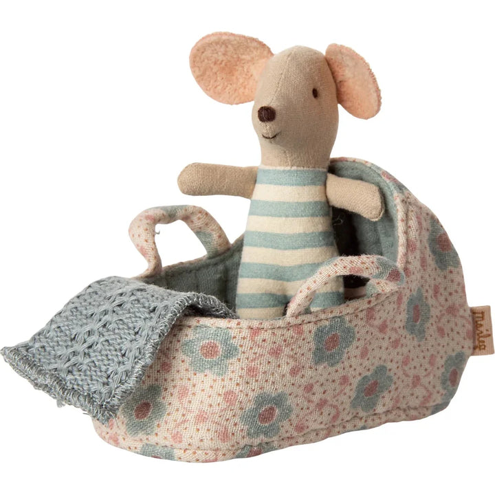 Maileg - Tragetasche für Babymaus - Blau