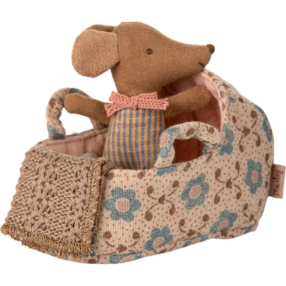 Maileg - Tragetasche für Babymaus - Rose