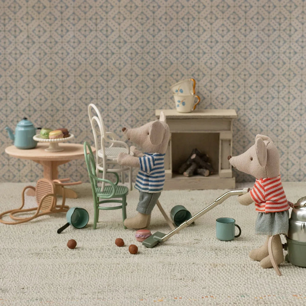 Maileg - Vintage Stuhl, Maus Miniatur - Creme