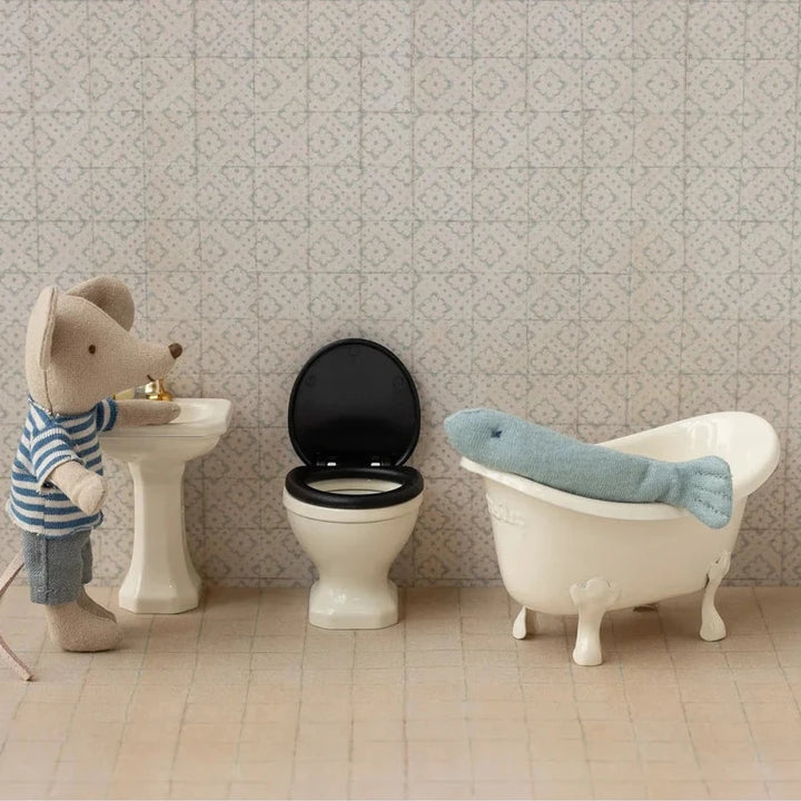 Maileg - WC Maus Creme