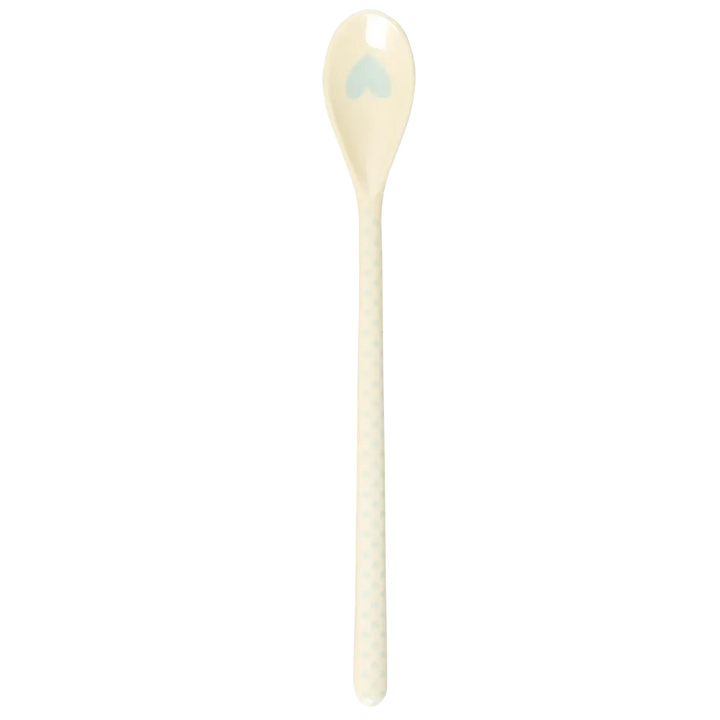 Rice - Melamin-Latte-Löffel mit 6 verschiedenen Herz-Prints