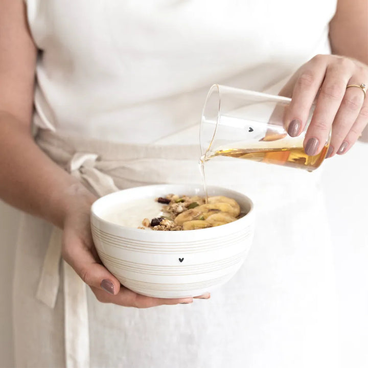 Bastion Collections - Milchkännchen aus Glas mit Herz