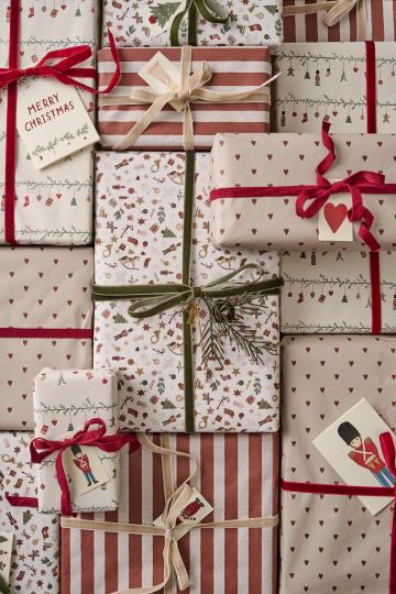 Ib Laursen - Papierrolle Weihnachtsmotive My Nostalgic Christmas 5 mit Rolle