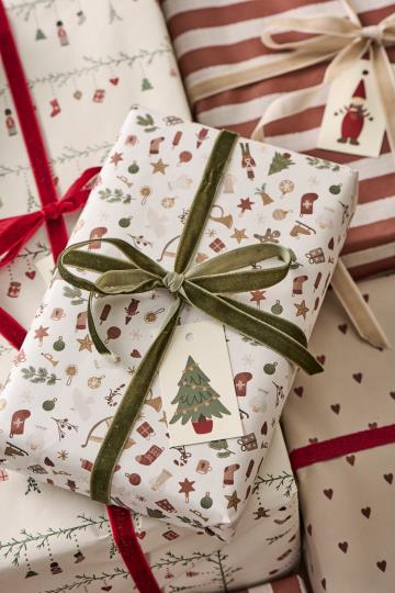 Ib Laursen - Papierrolle Weihnachtsmotive My Nostalgic Christmas 5 mit Rolle