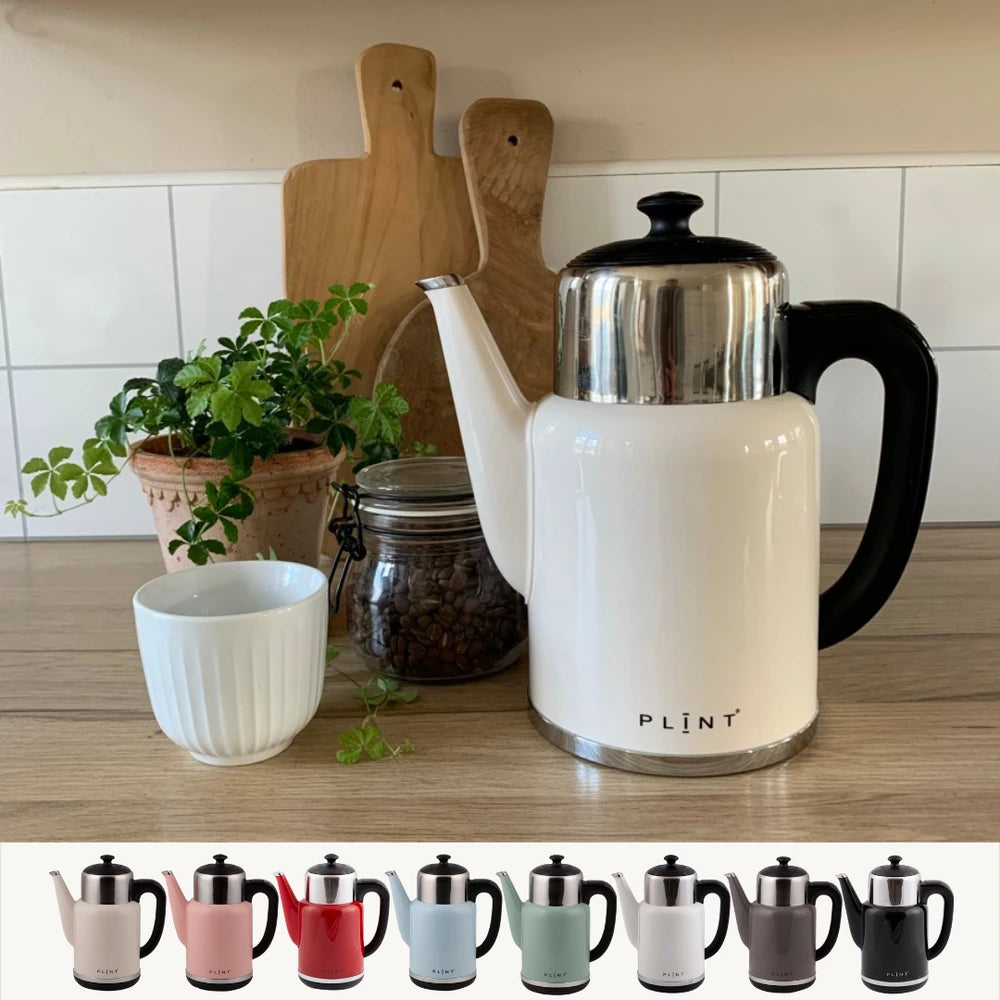 PLINT Retro Wasserkocher mit Temperaturwahl & LED – Alsaba