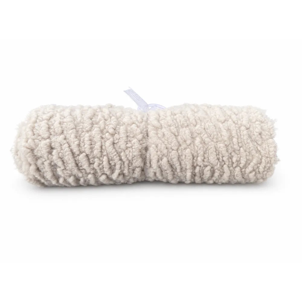 Alsaba Home - Plüsch Tischläufer Creme