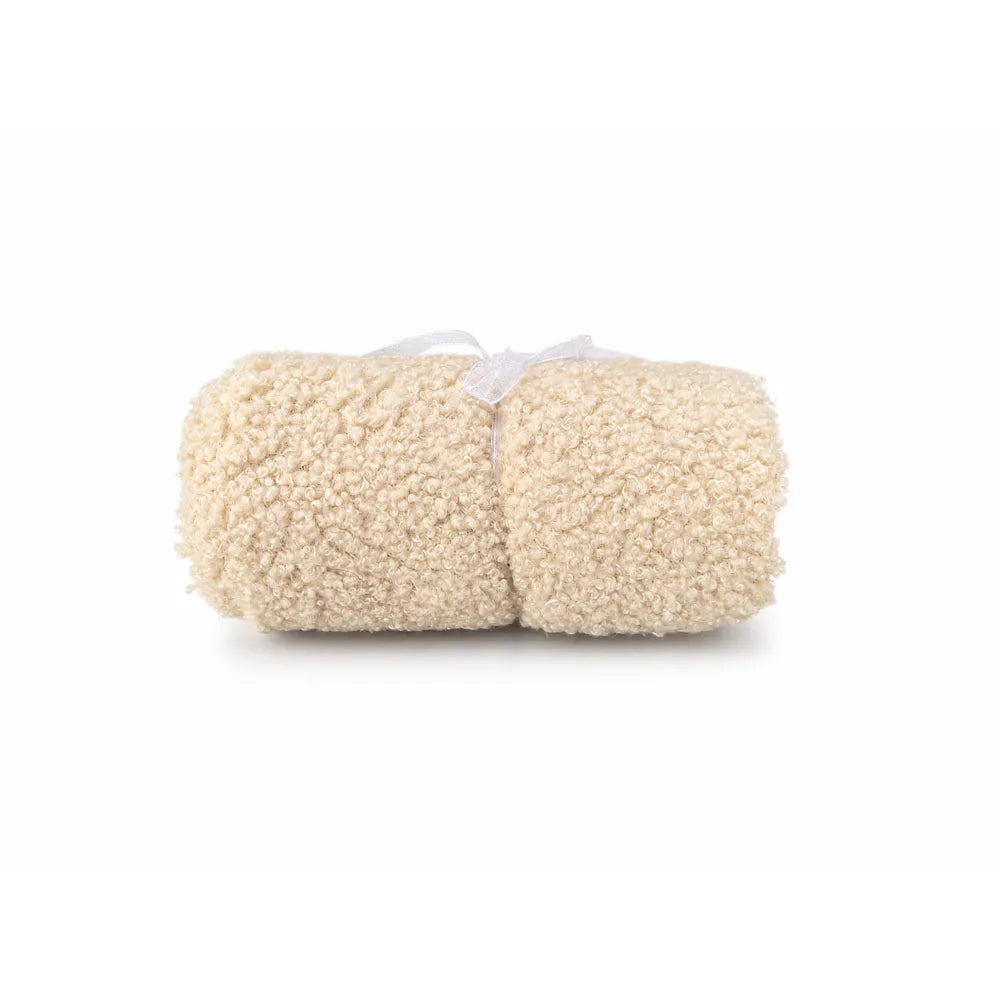 Alsaba Home - Plüsch-Tischläufer in Creme