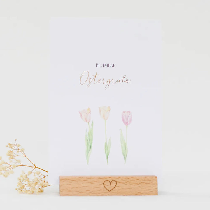 Bake Affair - Postkarte Blumige Ostergrüße