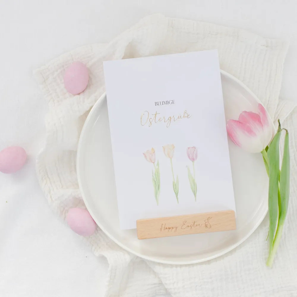 Bake Affair - Postkarte Blumige Ostergrüße