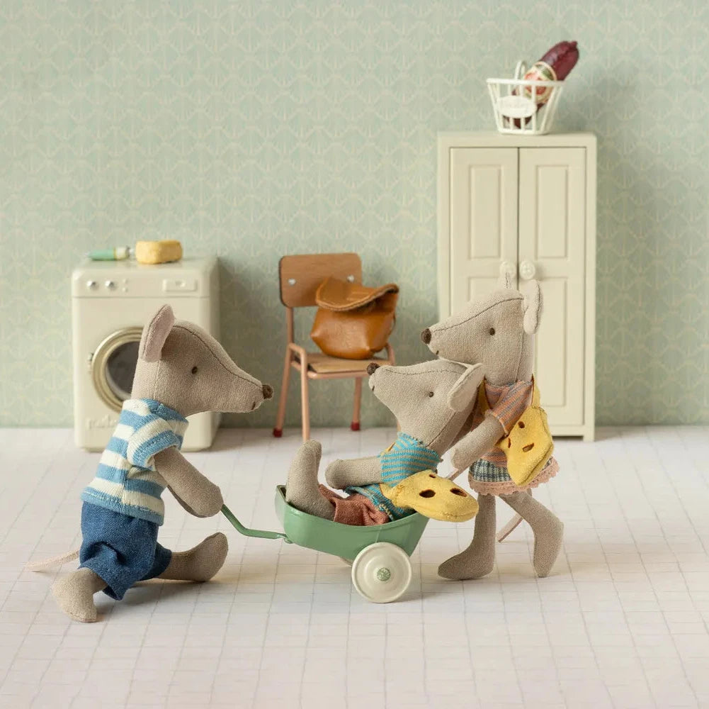 Maileg - Kleidung und Tasche, Großer Bruder Maus - Braun