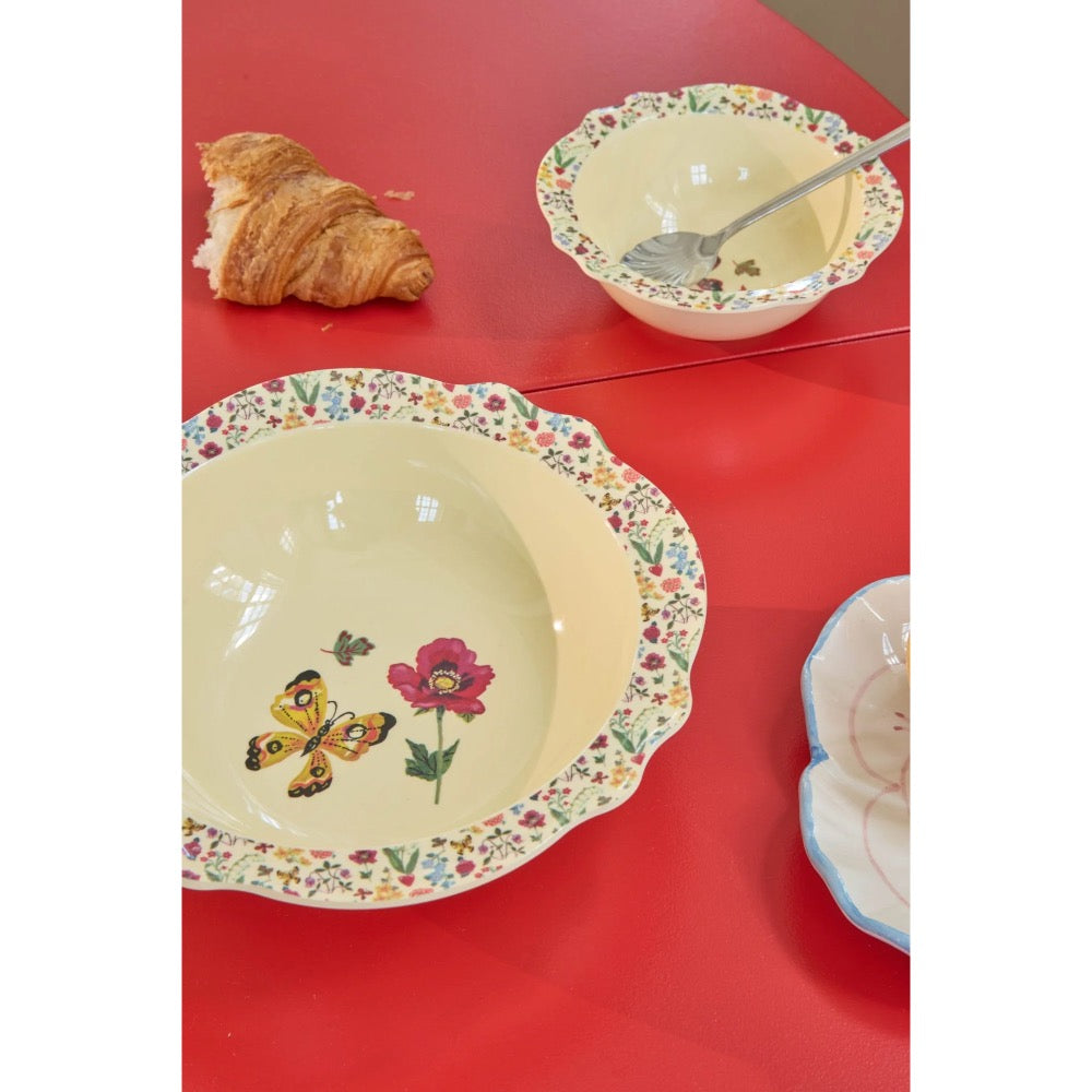 Rice - Große Melamin Vintage Schüssel Crème Nathalie Lété Vol. 2