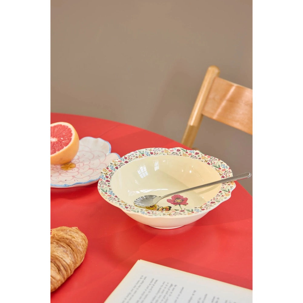 Rice - Große Melamin Vintage Schüssel Crème Nathalie Lété Vol. 2