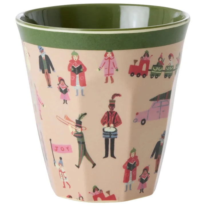 Rice - Melamin Cup Gräuliches Pink - Feiertage