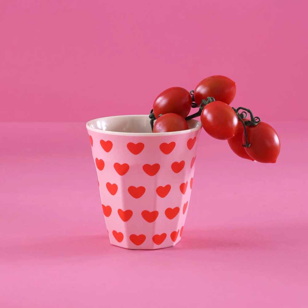 Rice - Melamin Cup Sweet Hearts Medium