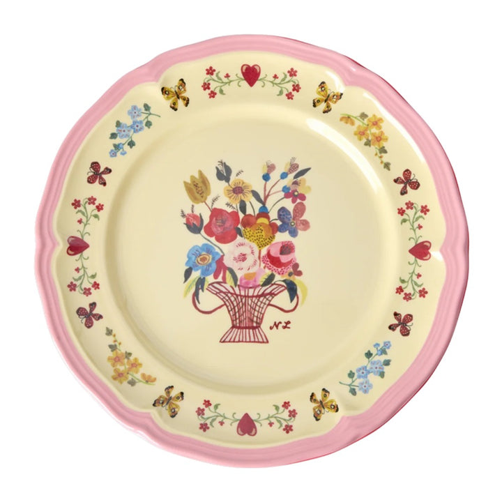 Rice - Vintage Beilagenteller Melamin Pink Nathalie Lété Vol. 2 Print