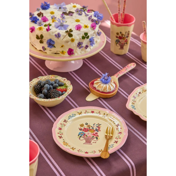 Rice - Vintage Beilagenteller Melamin Pink Nathalie Lété Vol. 2 Print