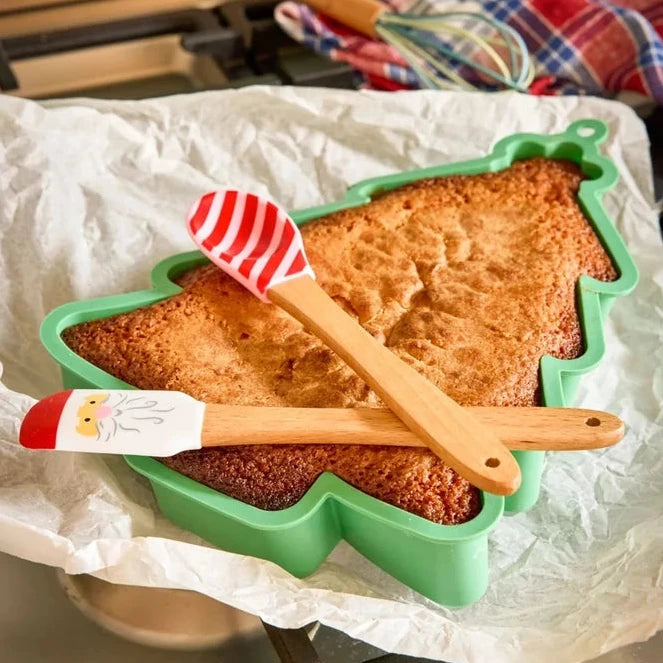 Rice - Weihnachtsbaum Silikon-Backform - Grün