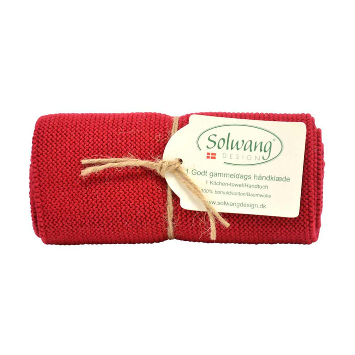 Solwang Handtuch - Dunkles rot