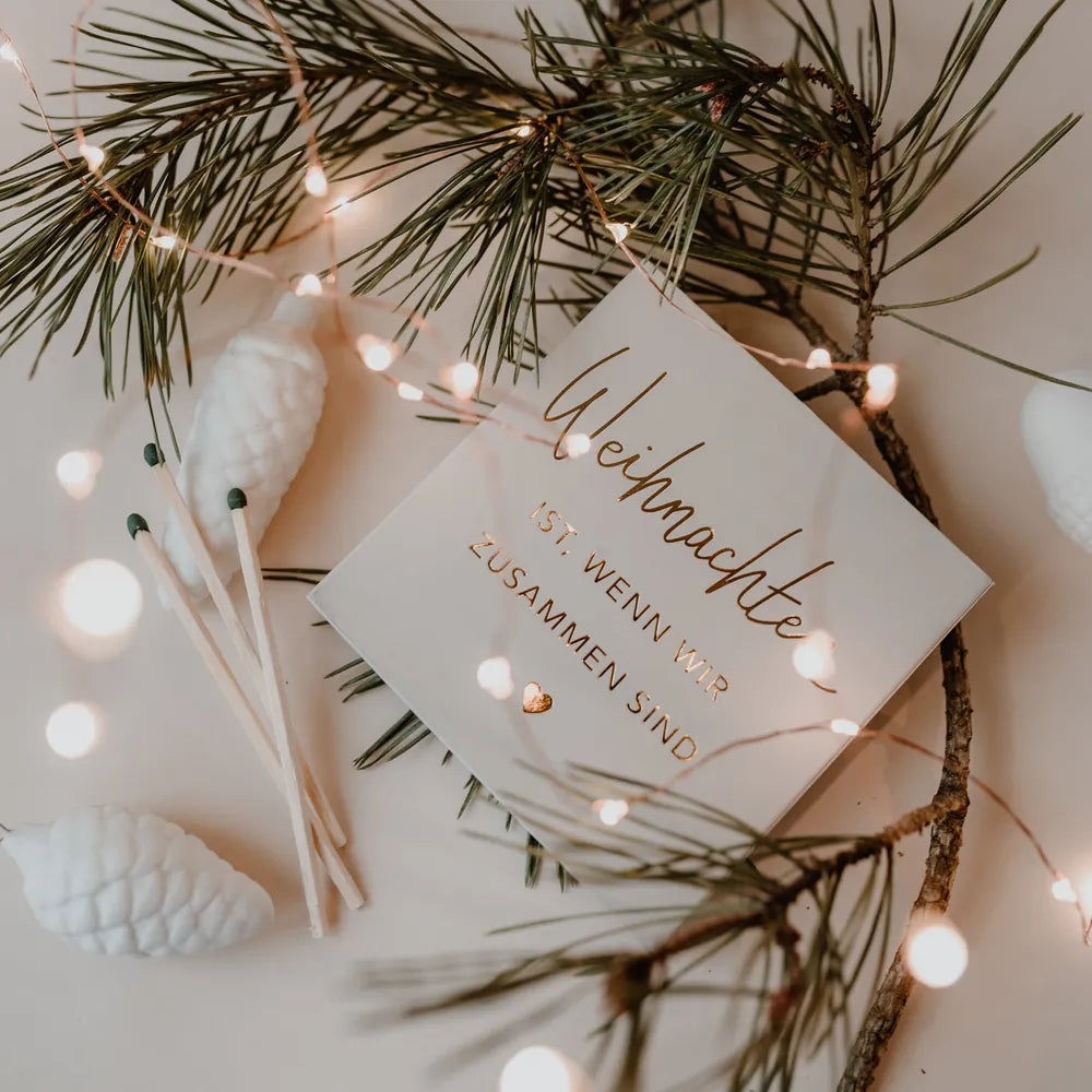 Eulenschnitt - Streichhölzer Weihnachten