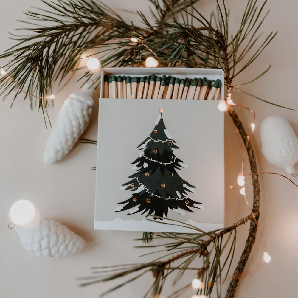 Eulenschnitt - Streichhölzer Weihnachten