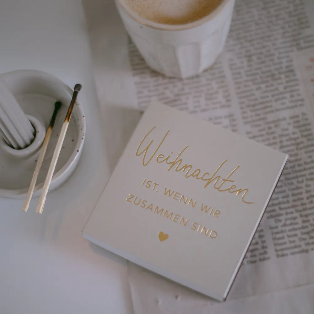 Eulenschnitt - Streichhölzer Weihnachten