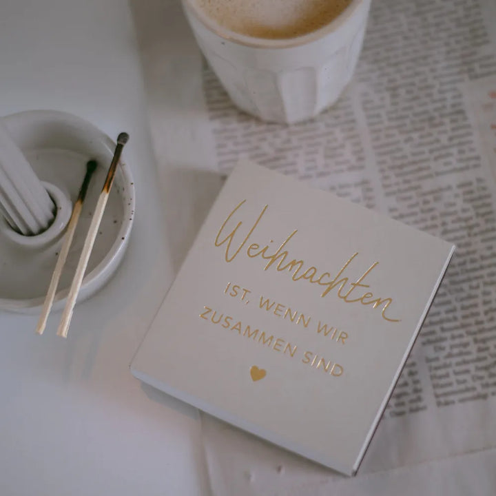 Eulenschnitt - Streichhölzer Weihnachten