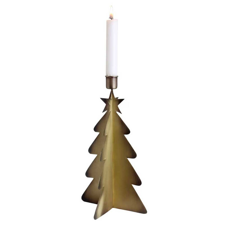 Strömshaga - Kerzenhalter Weihnachtsbaum antique messing