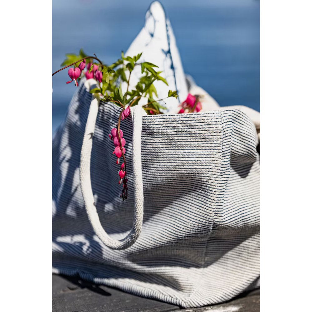 Strömshaga - Strandtasche Ester Blue-white