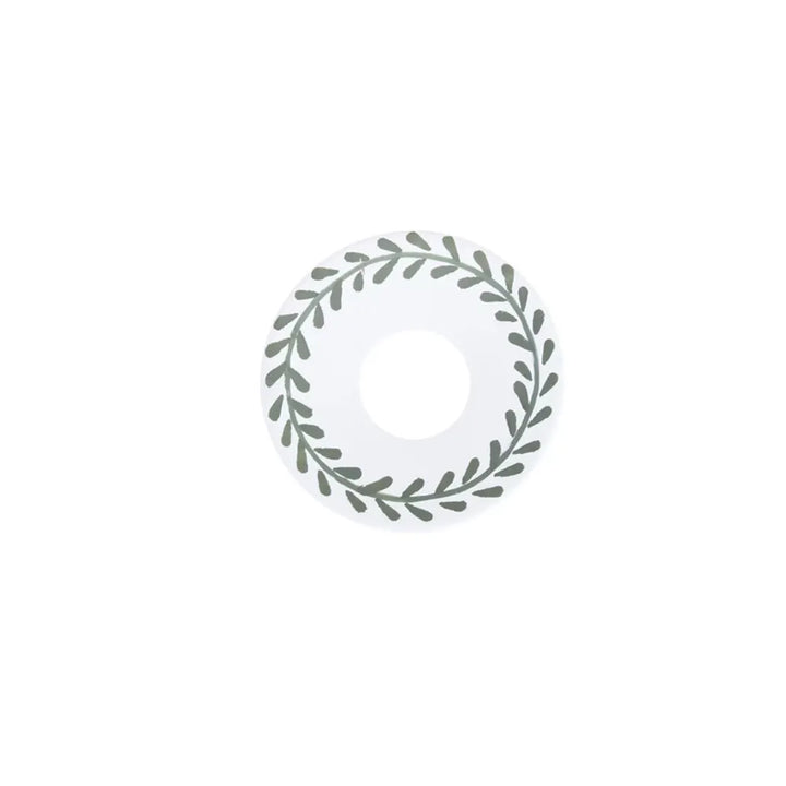 Strömshaga - Tropfschutz Wachskerzen Blumenrand Weiß/Rot