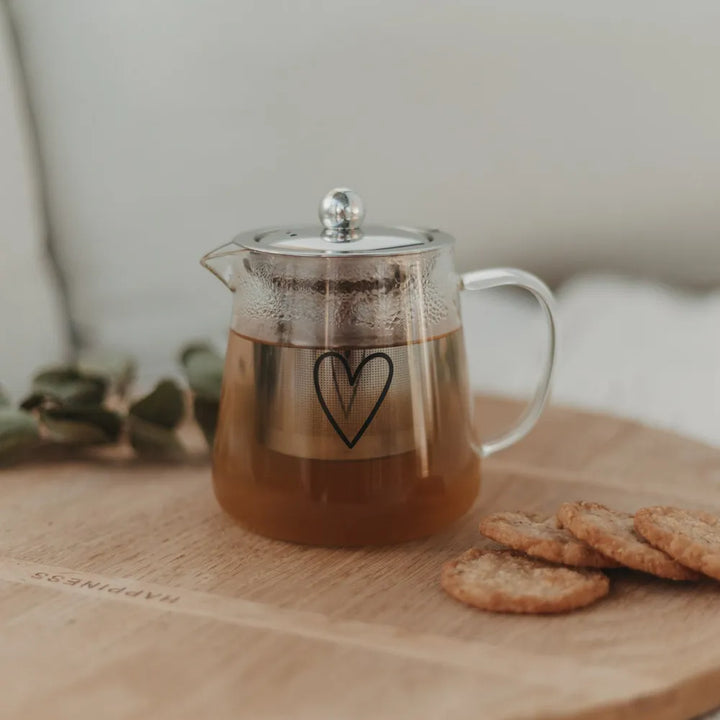 Eulenschnitt - Teekanne Herz 550ml