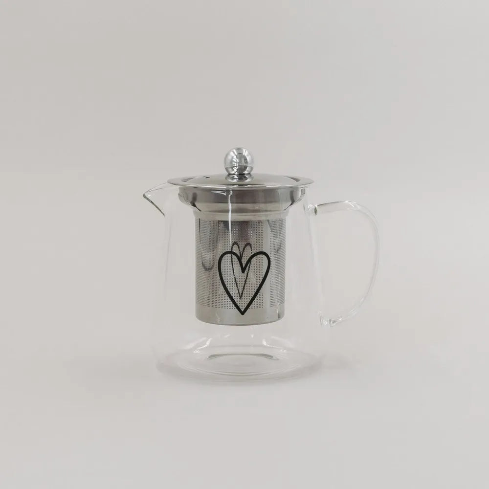 Eulenschnitt - Teekanne Herz 550ml