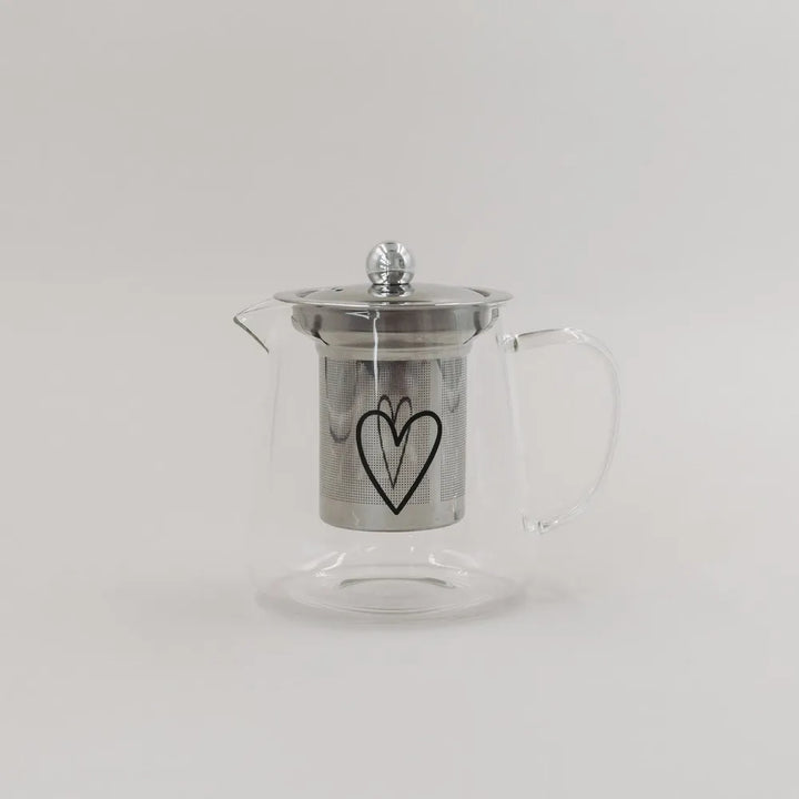 Eulenschnitt - Teekanne Herz 550ml