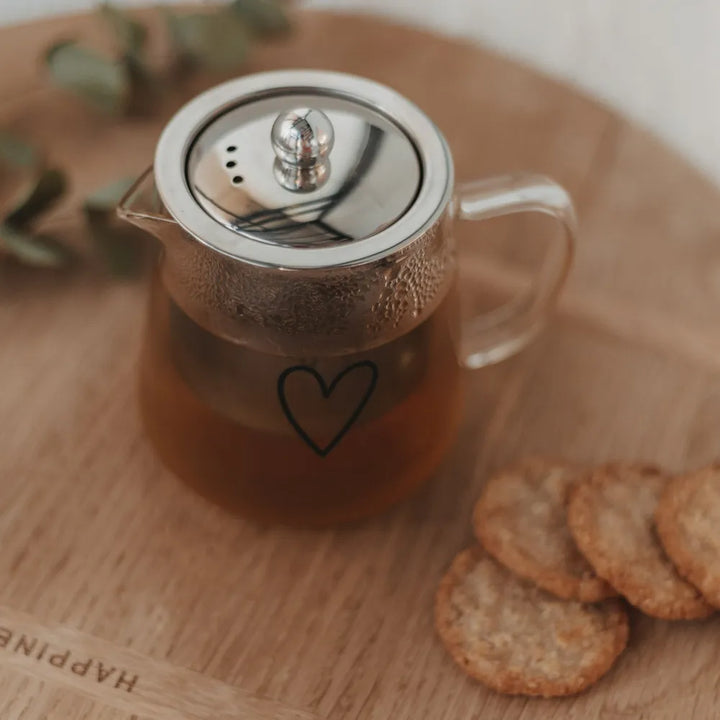 Eulenschnitt - Teekanne Herz 550ml