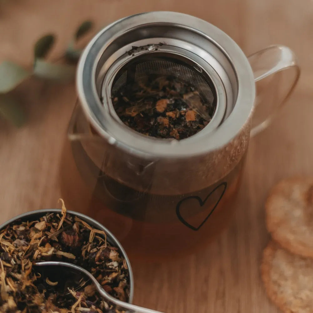 Eulenschnitt - Teekanne Herz 550ml