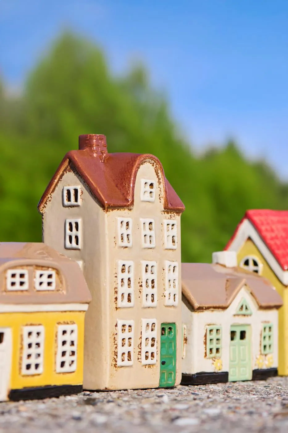 Ib Laursen - Teelichthaus Nyhavn grüne Tür