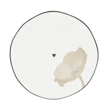 Bastion Collections - Kleiner Teller mit Blume und Herz