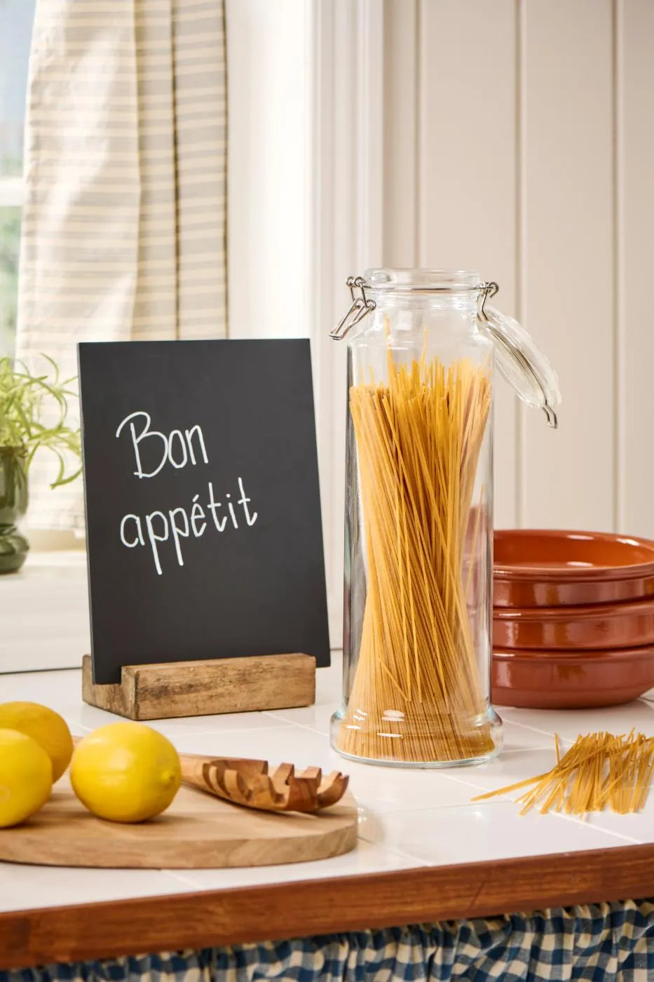 Ib Laursen - Tischtafel mit Holzklotz