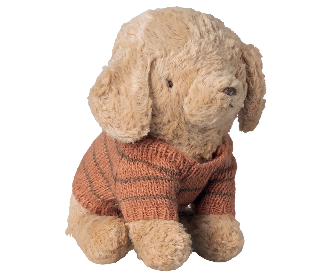 Maileg - Welpen Strickpullover Koralle Zubehör Klein